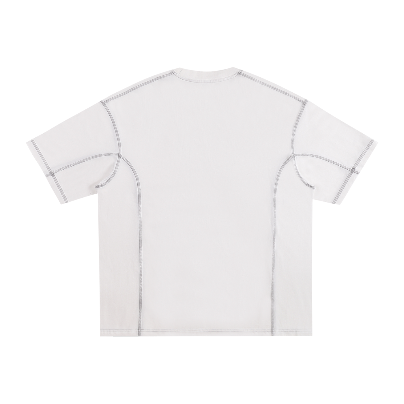 Visionary Contrast-Stitched Cotton T-Shirt