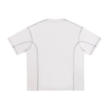 Visionary Contrast-Stitched Cotton T-Shirt