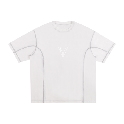 Visionary Contrast-Stitched Cotton T-Shirt
