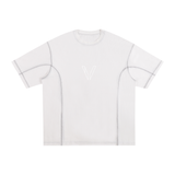 Visionary Contrast-Stitched Cotton T-Shirt