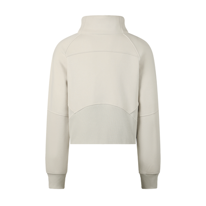 Women's Cropped Half-Zip Sweatshirt