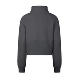 Women's Cropped Half-Zip Sweatshirt