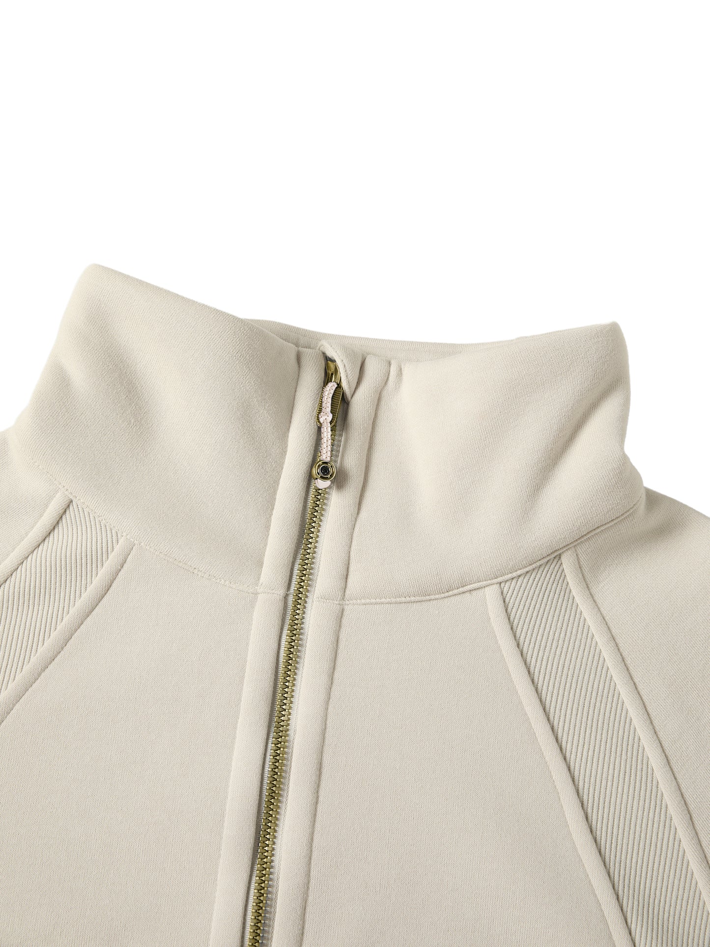 Women's Cropped Half-Zip Sweatshirt